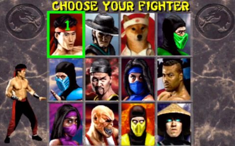 Doge Kombat, Choose your fighter. Game, mortal kombat.