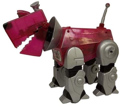 Red version of Mega Byte robot hound.