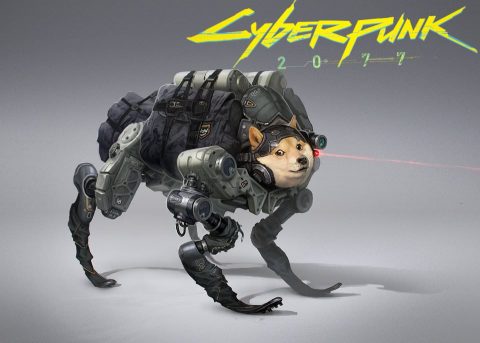 Cybernetic Doge robot. Wow.