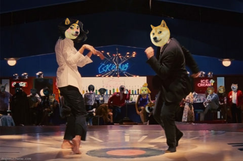 Pulp Fiction Jack Doge Slims Twist Contest. Such moves, very twist. Wow.