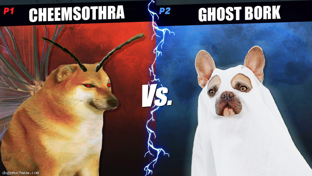 Cheemsothra vs Ghost Bork in Super Smash Dogs Ultimate. The battle is about to begin. Wow,