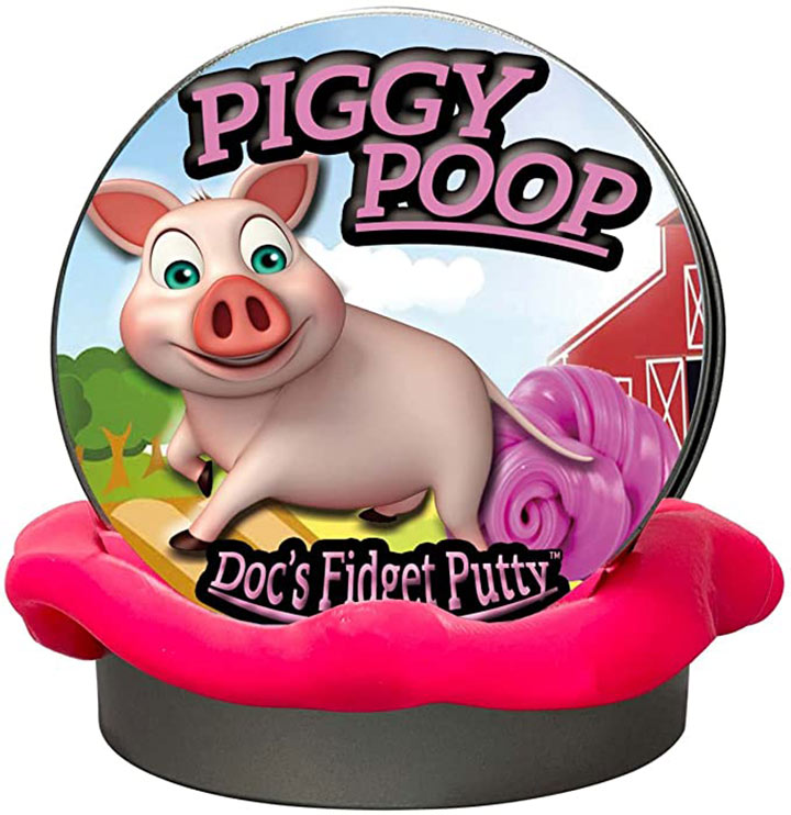 Cursed Toy Image: Piggy Poop. Even more pink than you thought.