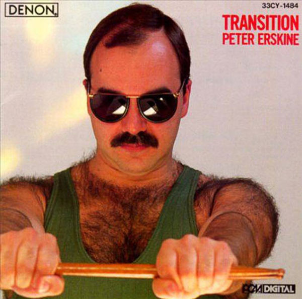 Peter Erskine Transition album cover. Hurr durr eco fur.