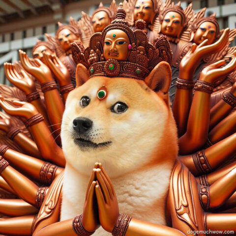 Thousand-hand doge bodhisattva. Such hands. Much compassion. Wow.