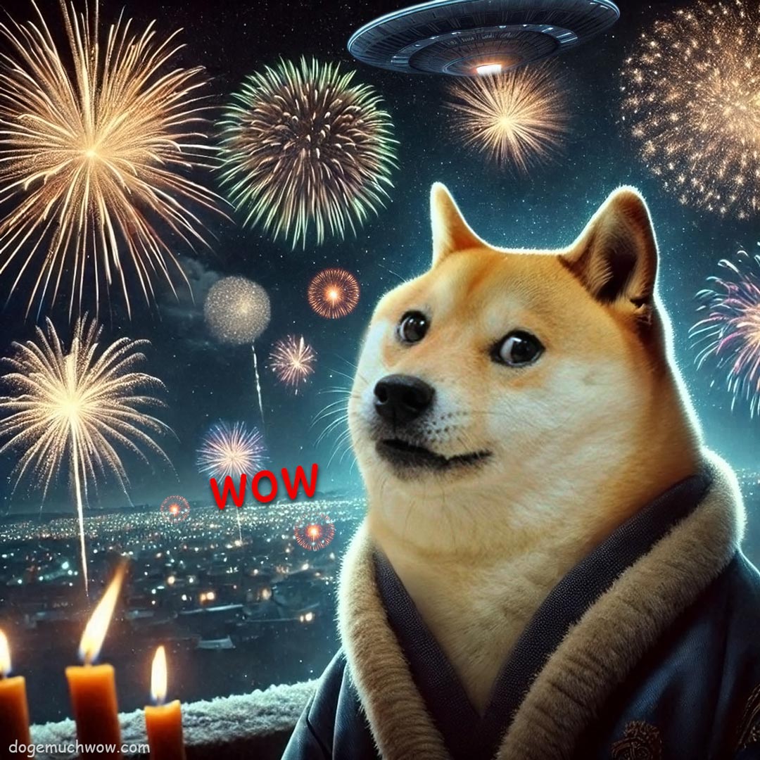 Happy New Year 2025 🔮 | Doge Much Wow