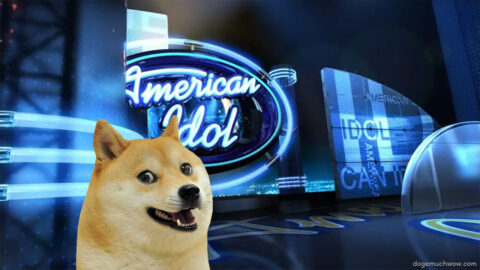 Doge on the scene of American Idol. Such star. Wow.